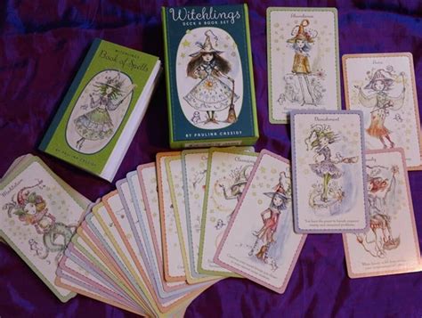 Witchcraft themed tarot cards